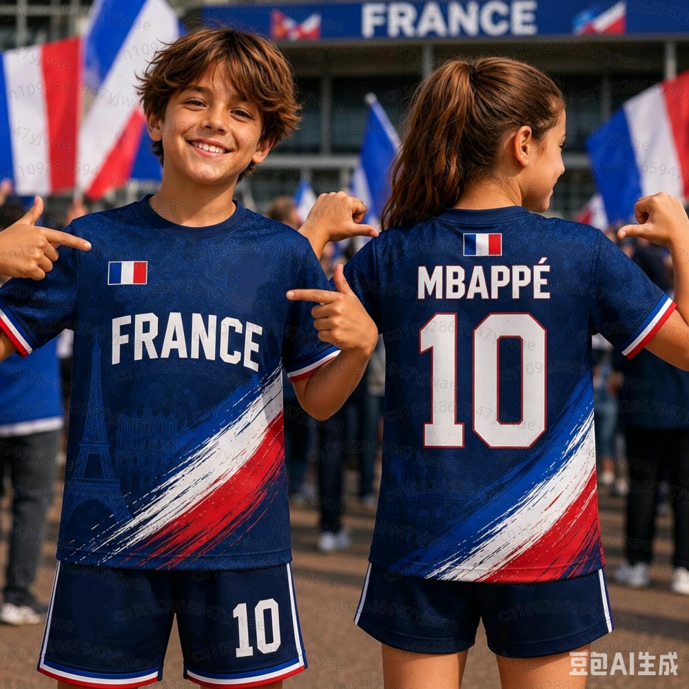 Boyshort Underwear - 2026 Jungen Mbappé 10 Fußballtrikot T-Shirt